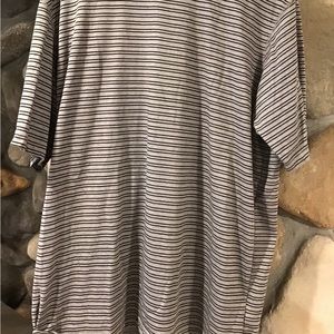 COLUMBIA Omni-Wick Men’s Grey Striped Tee XL